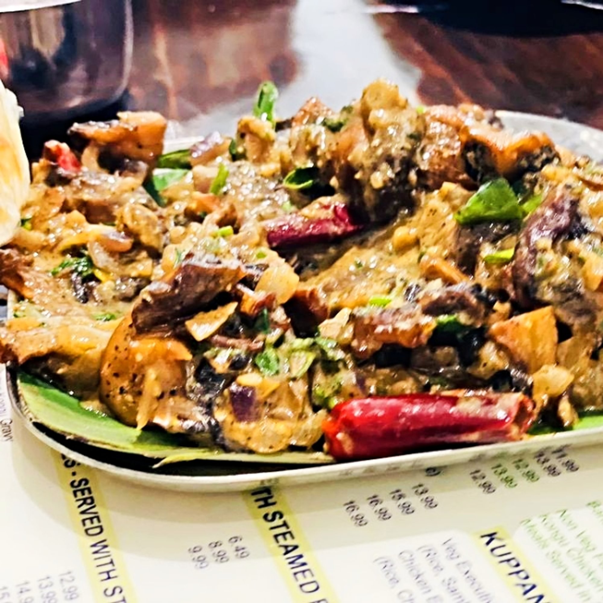 Mushroom Pepper Fry