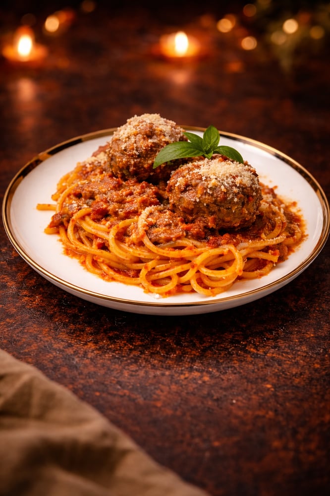 Wagyu Spaghetti & Meatballs
