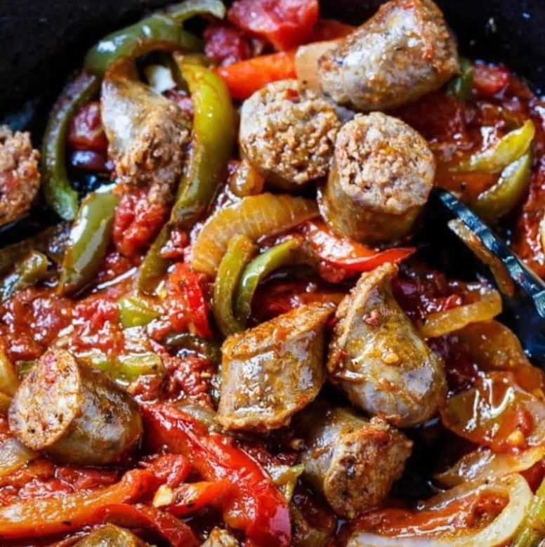 Sausage, Peppers & Onions