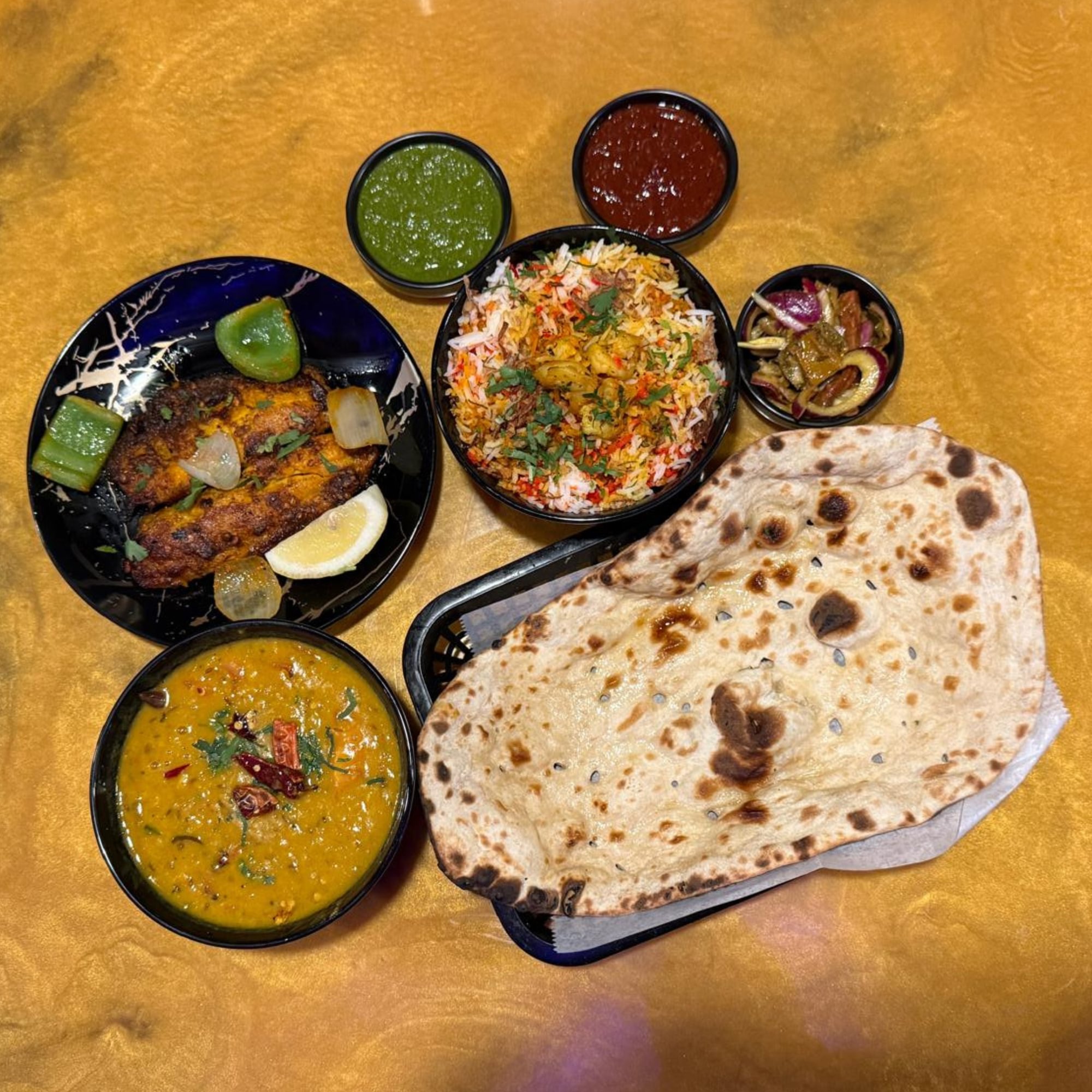 Tandoor Meets the Sea — Seafood Combo