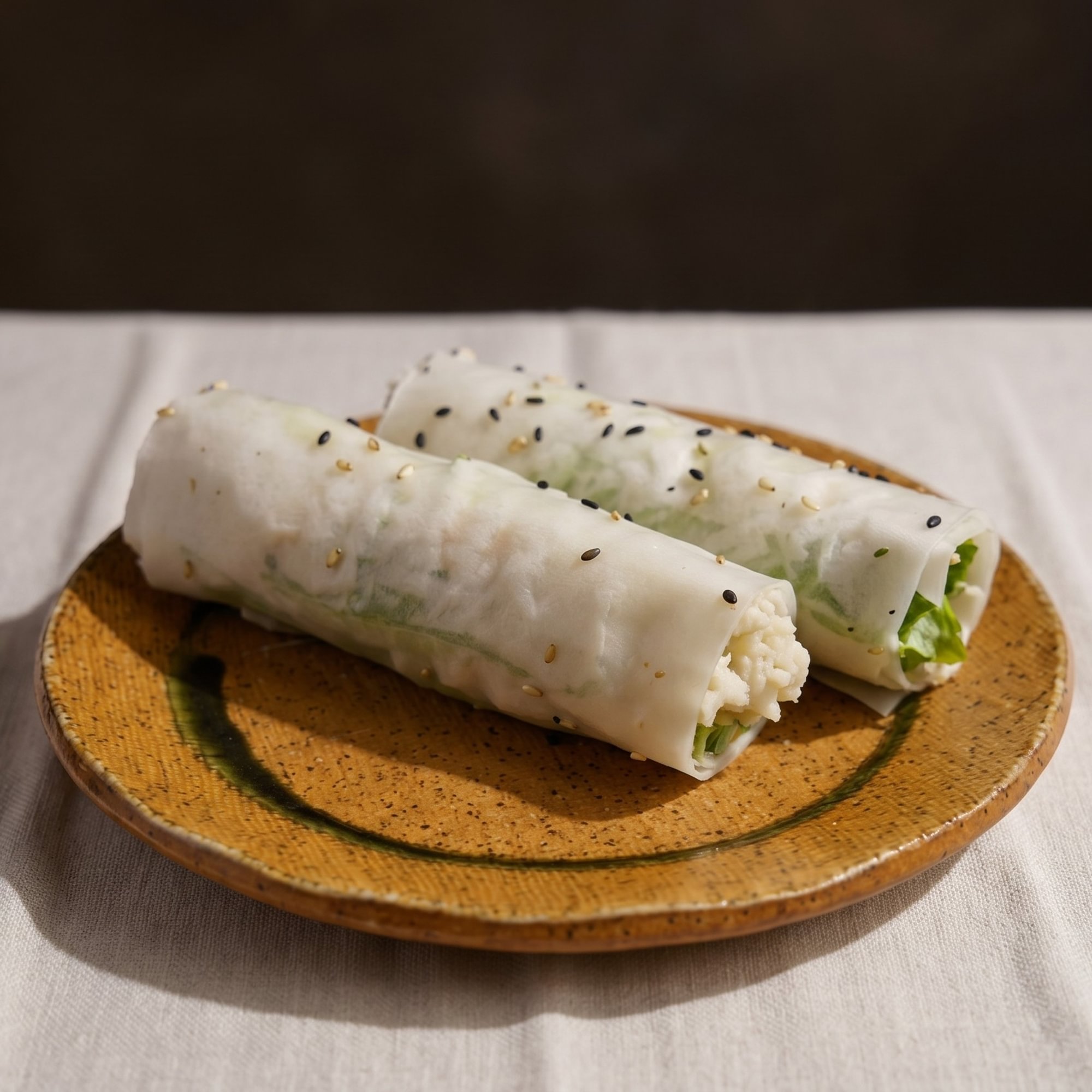 Baked Cod Handroll