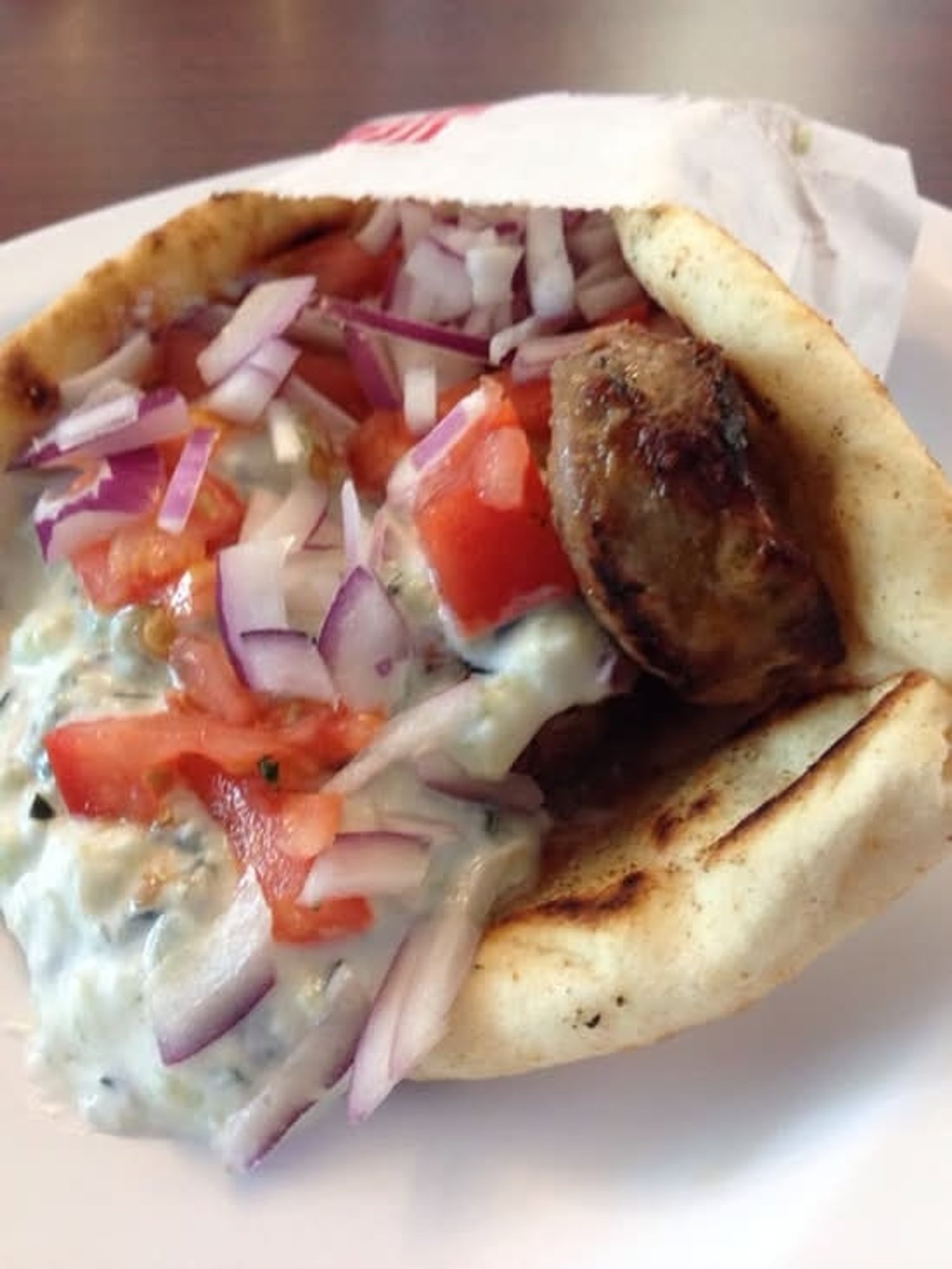 Steak Souvlaki Sandwich