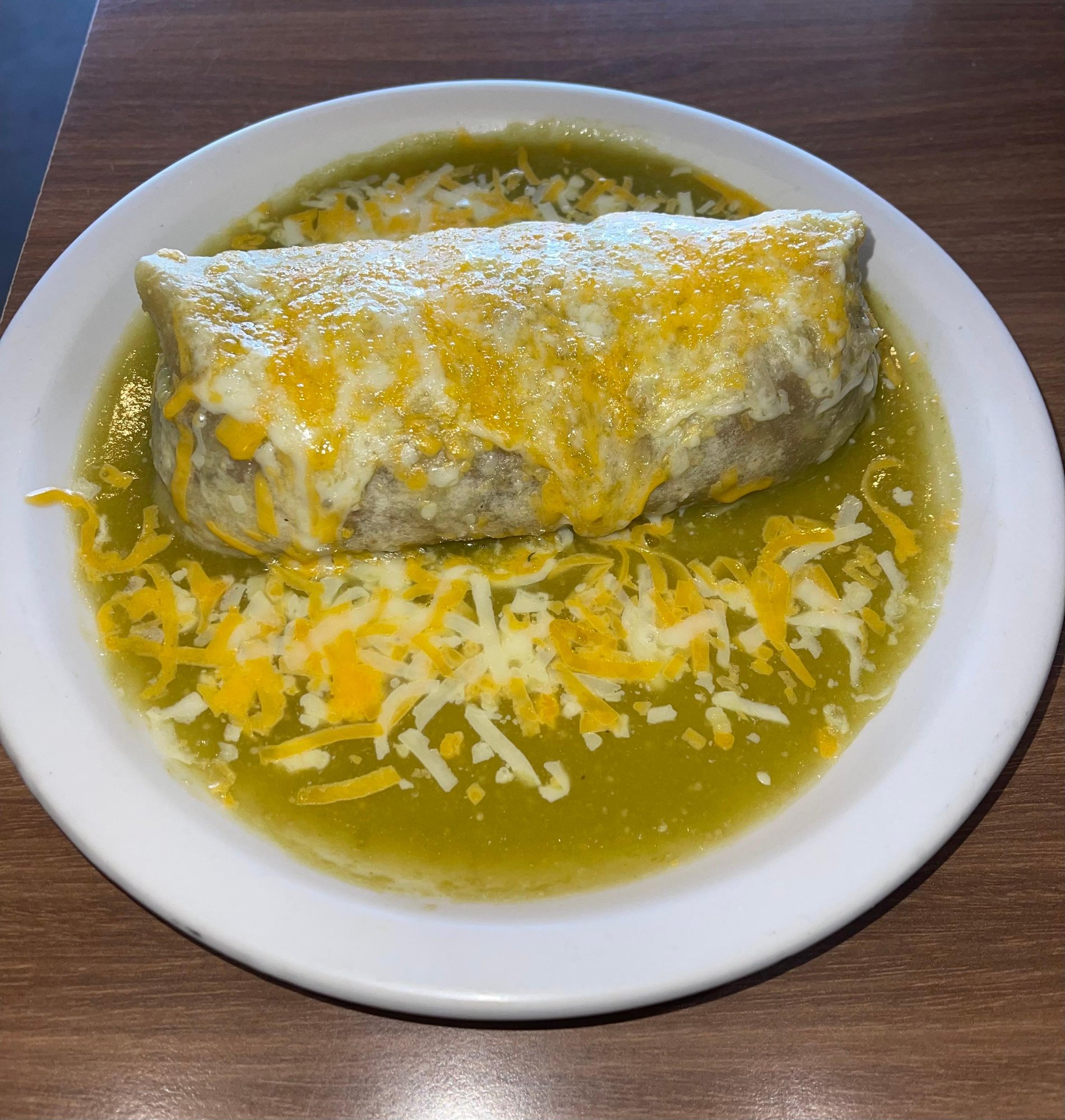 Chile Verde Burrito