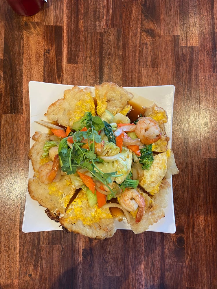 N14 / Pan-Fried Phở / Phở Áp Chảo (White Noodle)