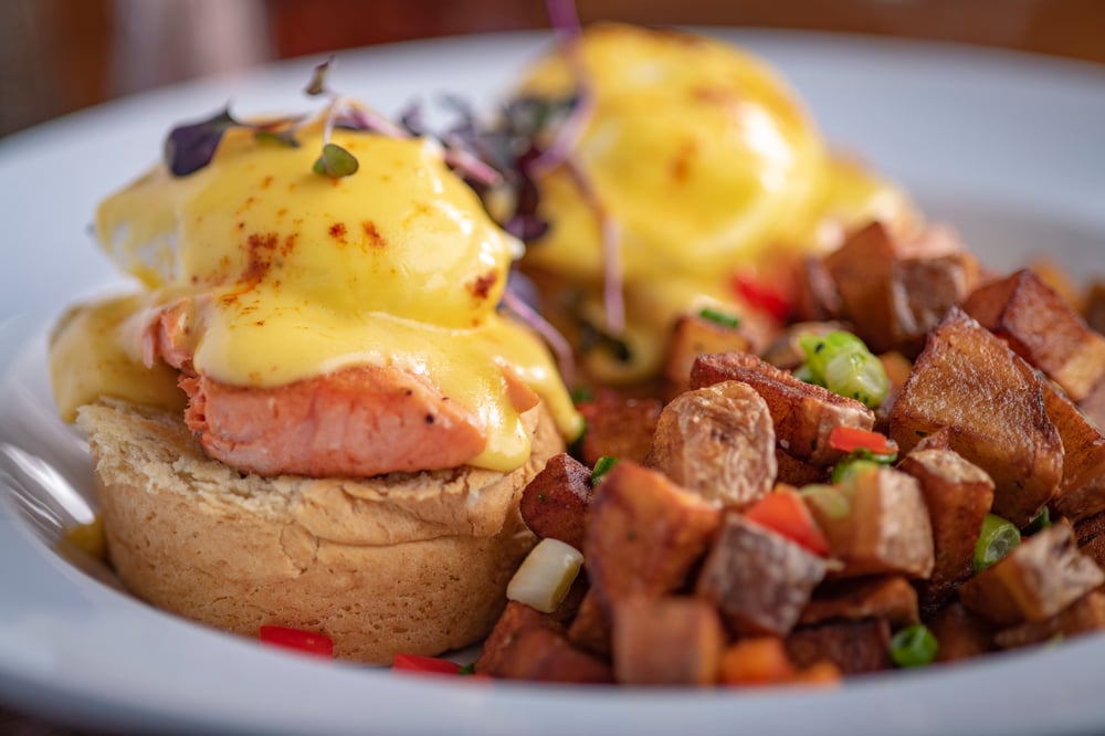 Wild Alaskan Salmon Benedict