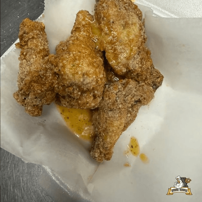 5 Bone-in wings/5Boneless wings & a fry