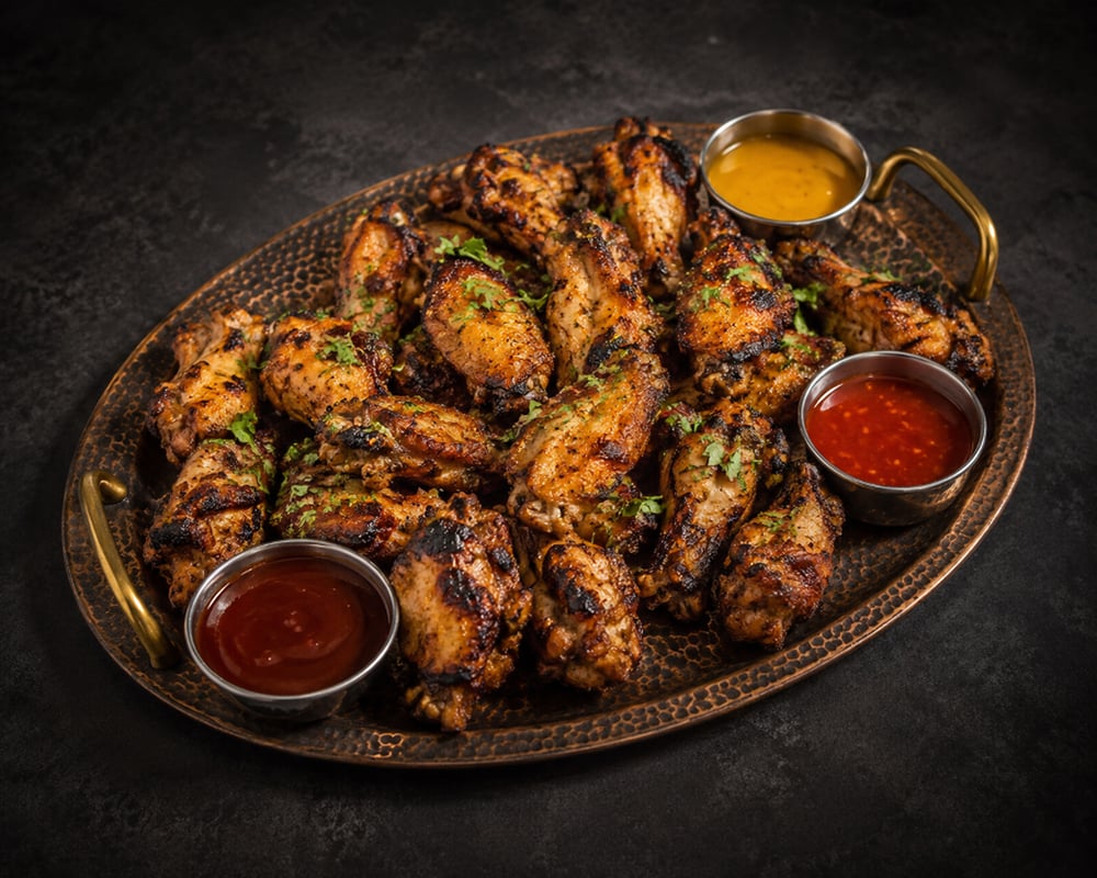 Char-Grilled Wings Platter