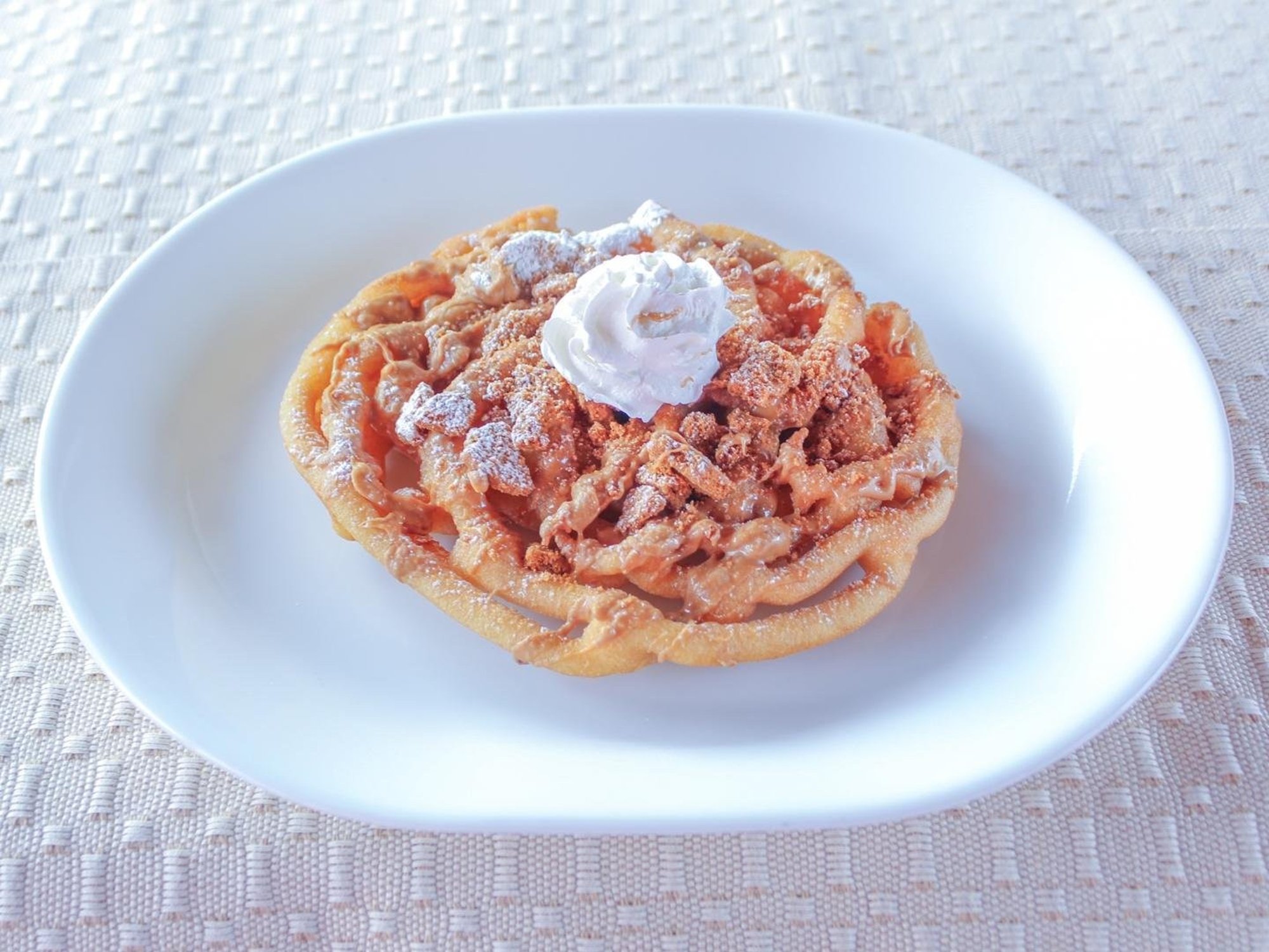 Biscoff Funnel Cake