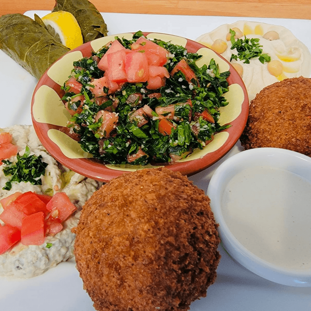Vegetarian combo platter