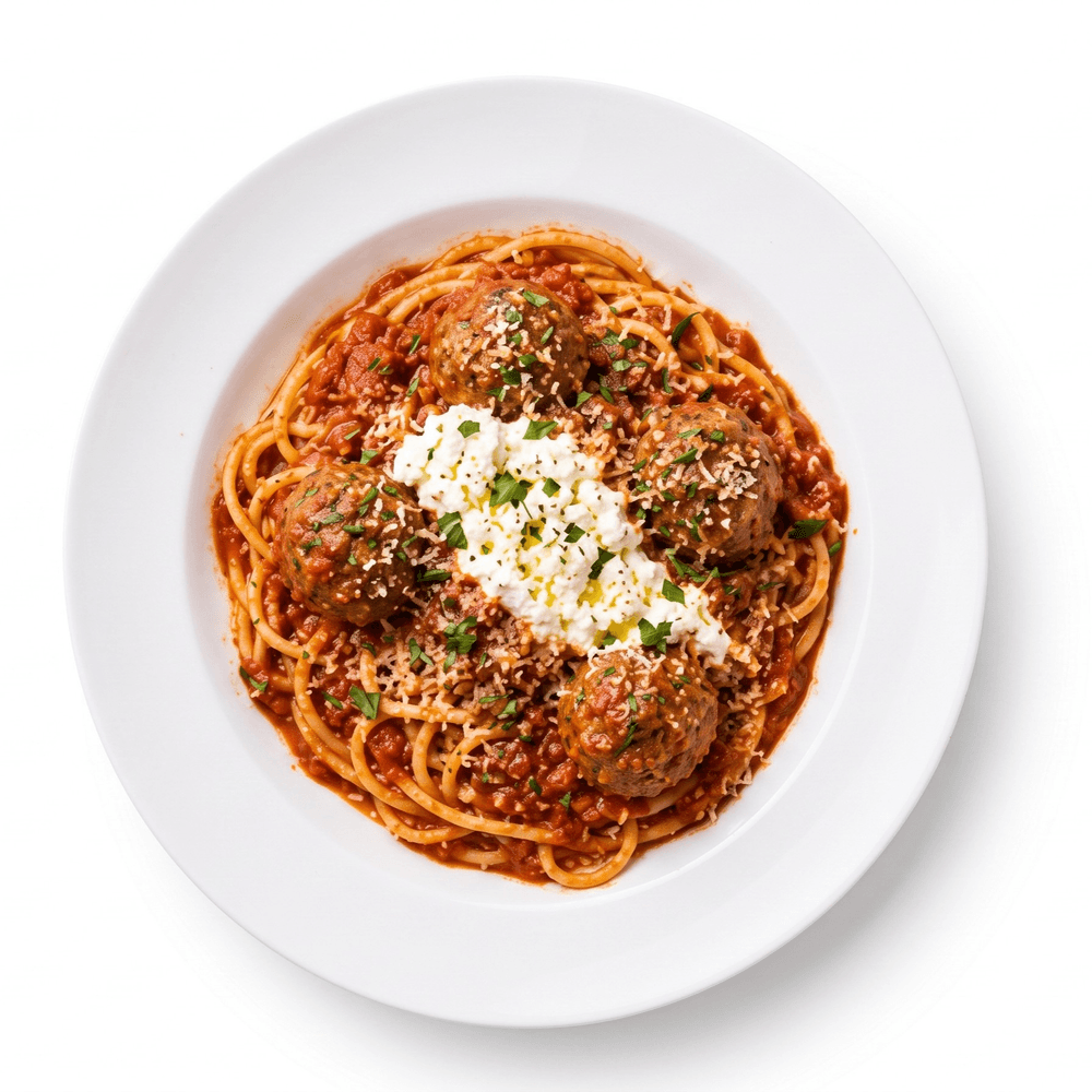 Spaghetti & Grandma's Meatballs