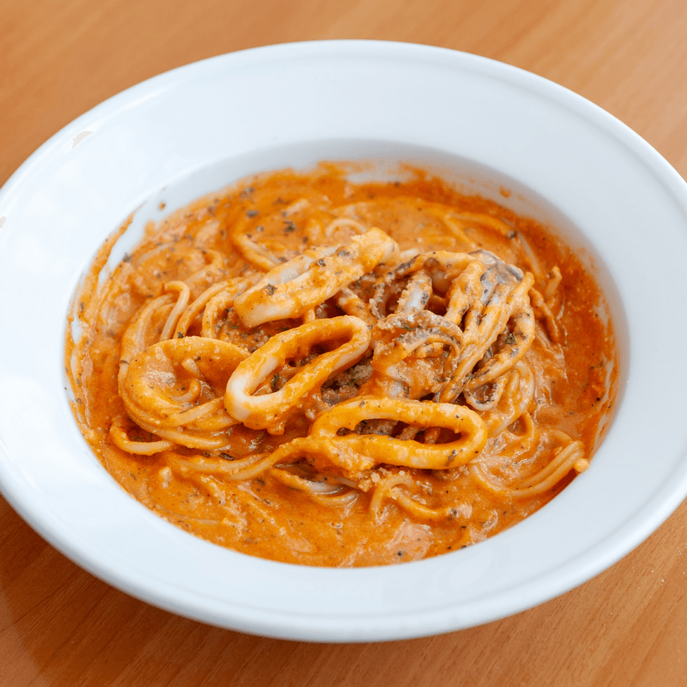 Calamari in Vodka Sauce