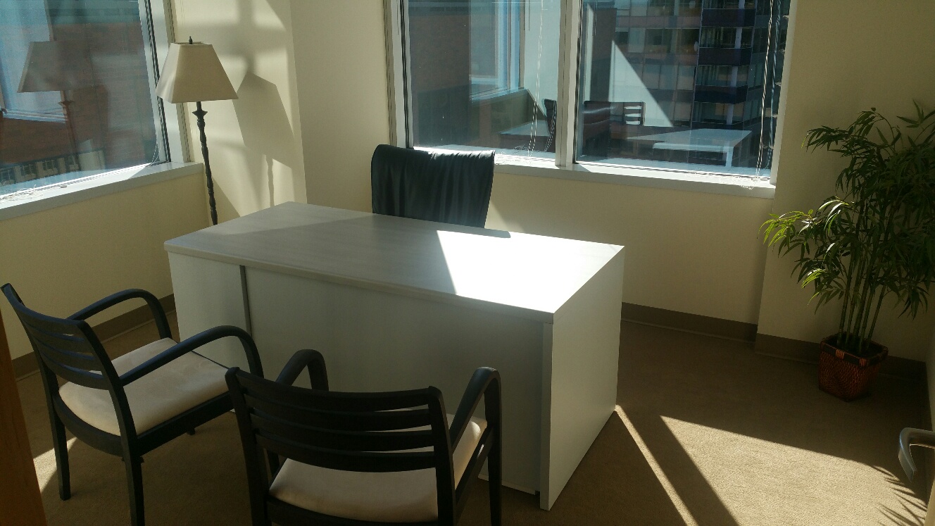 Private Corner Window Office Space