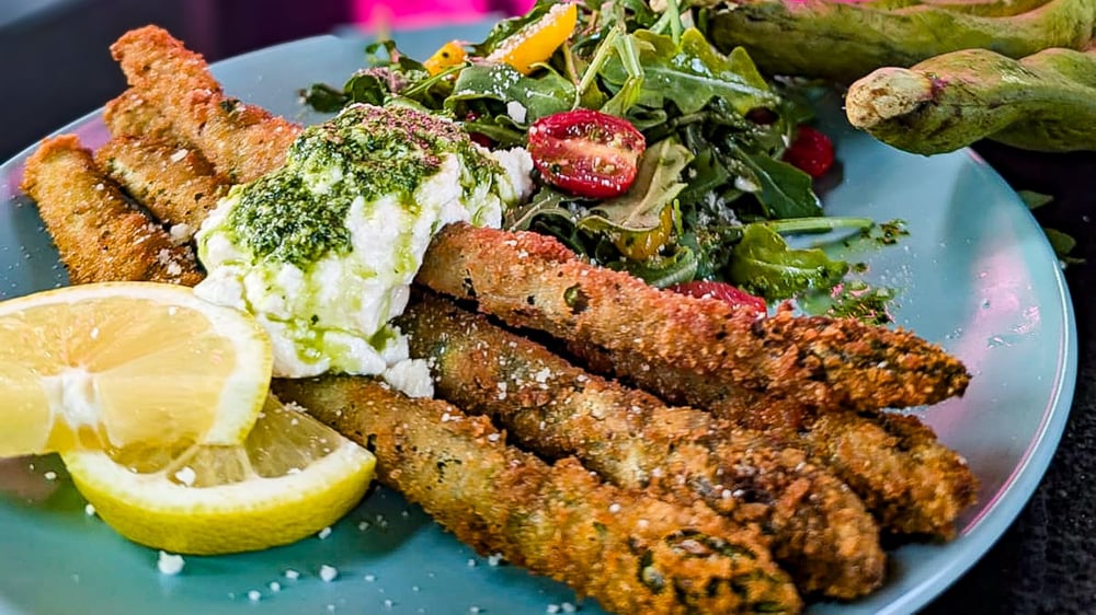 Crispy Parmesan Asparagus
