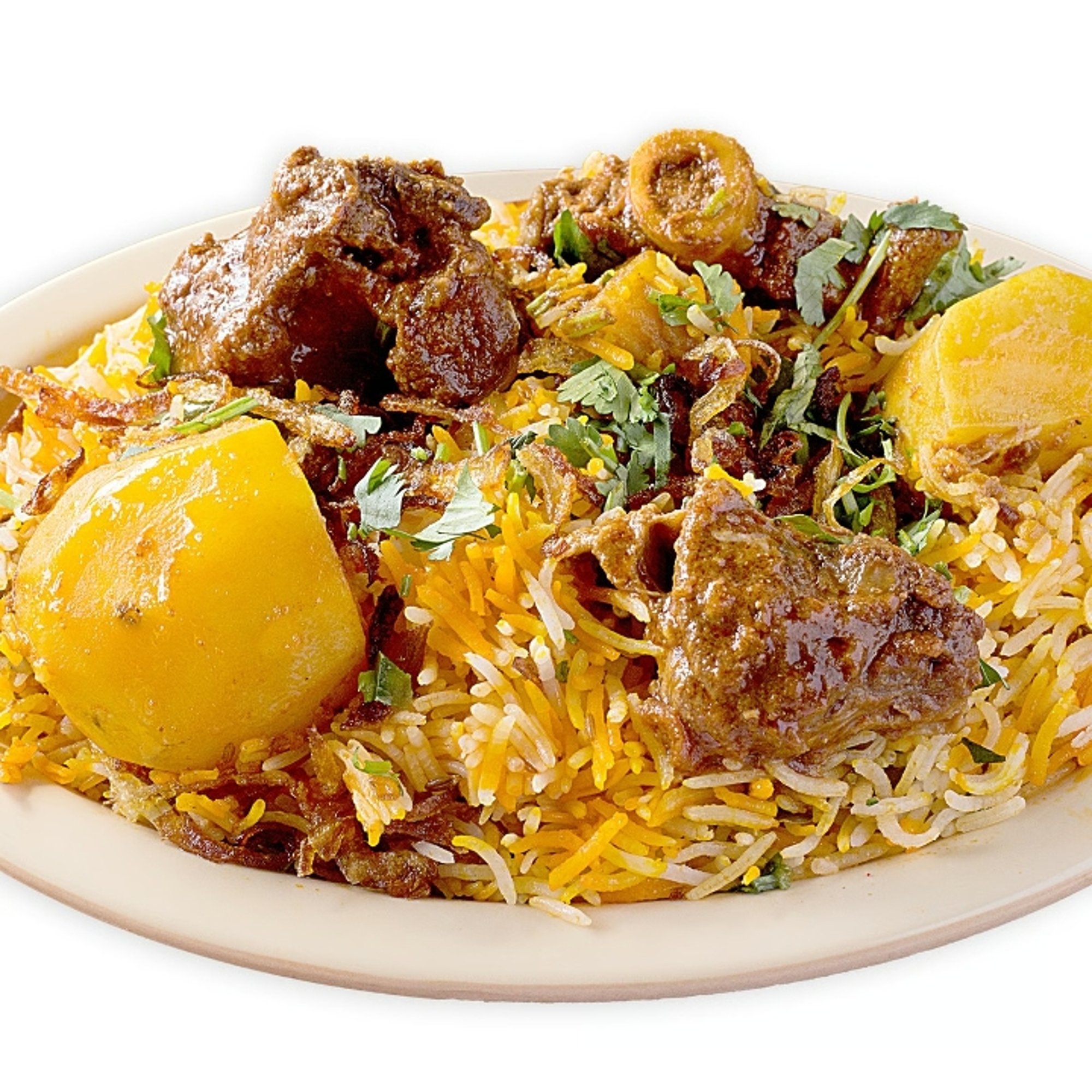 Mutton Biryani with Aloo