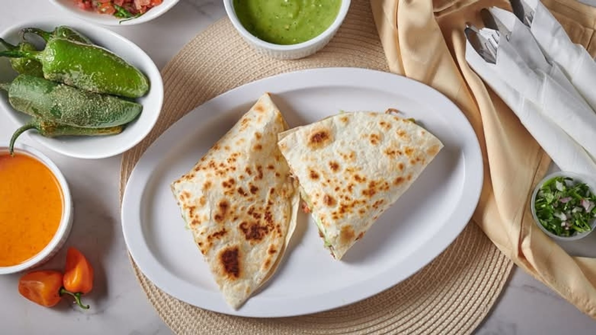 Mushroom Quesadilla