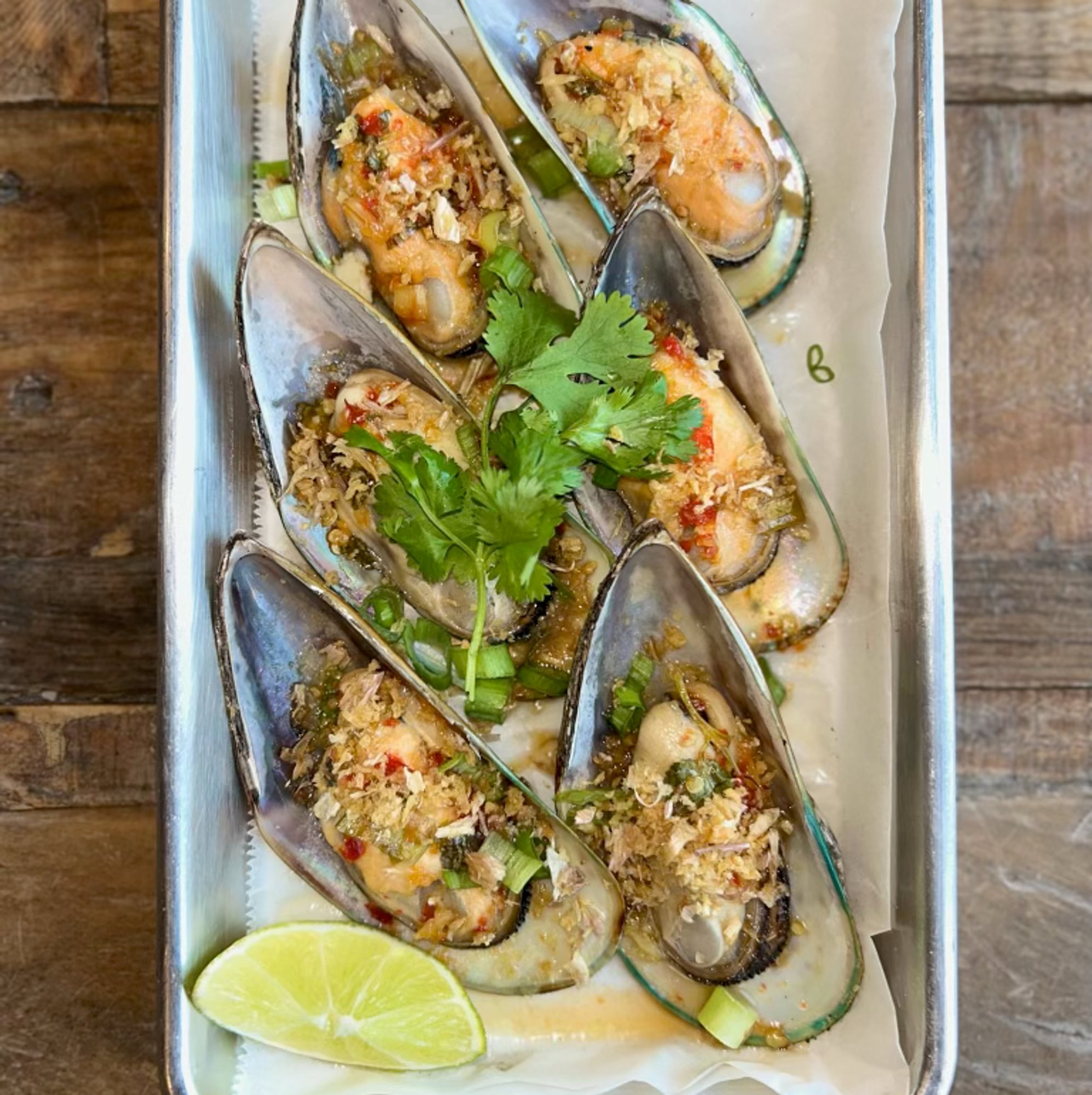 Grilled Mussels