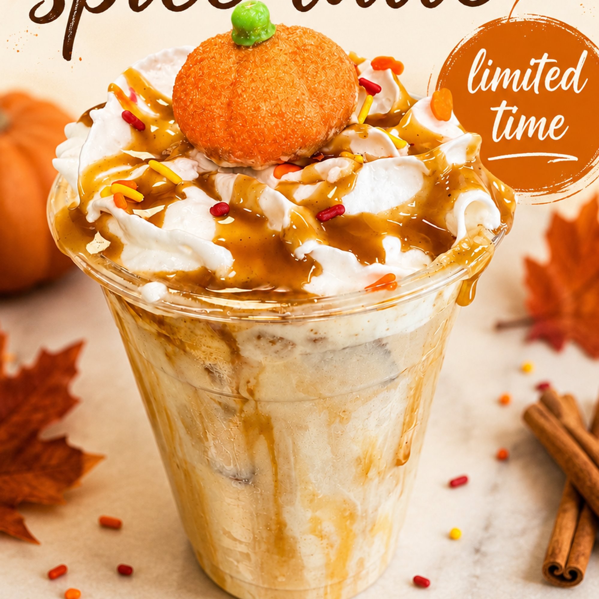 Caramel Pumpkin Spice Latte