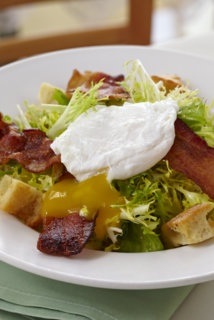 Frisee aux Lardons aka Lyonnaise Salad