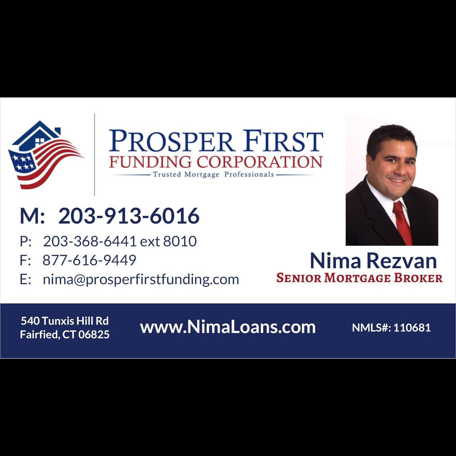 Prosper First Funding Corporation - Nima Rezvan