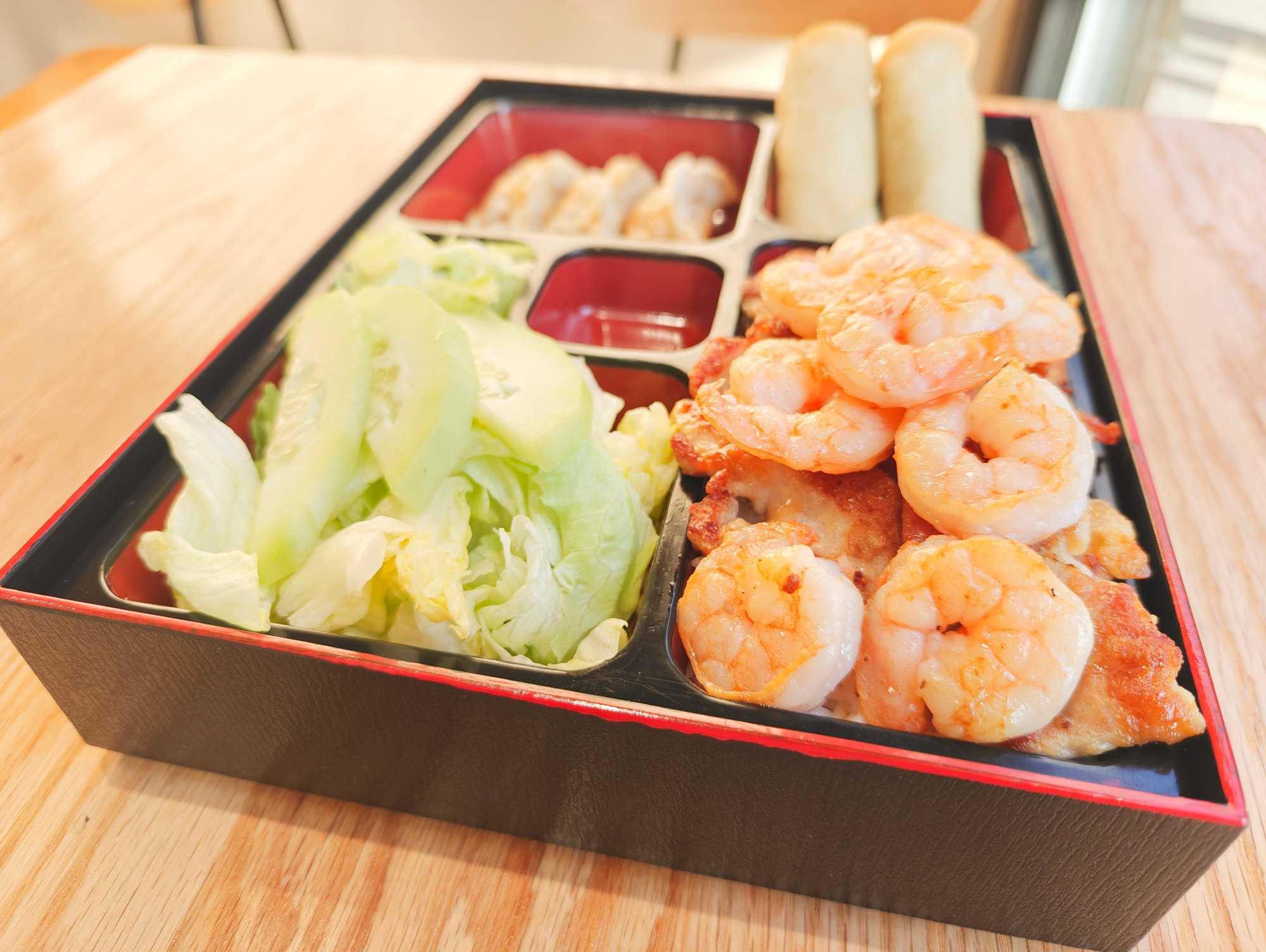 Chicken & Shrimp Bento