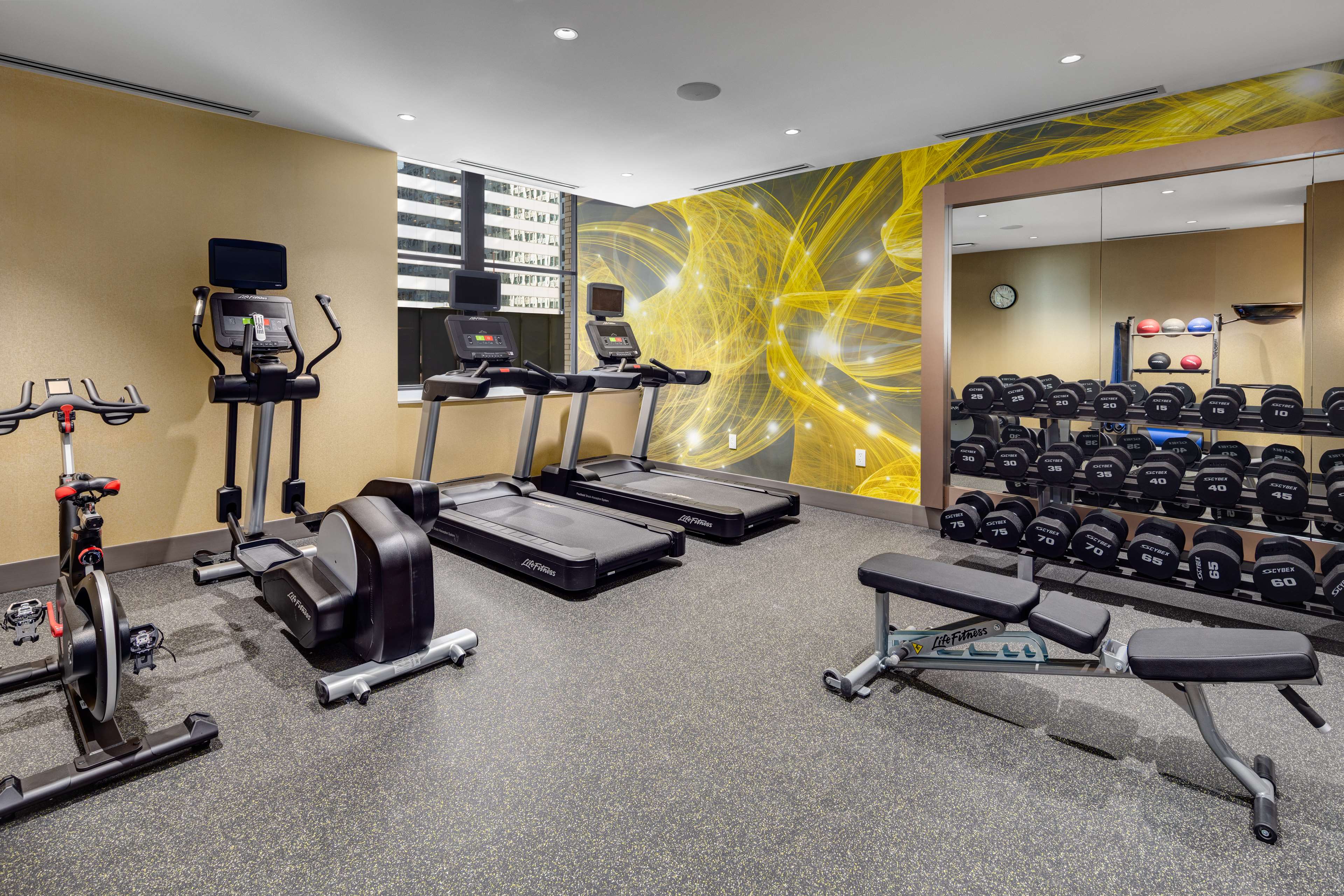 Health club  fitness center  gym