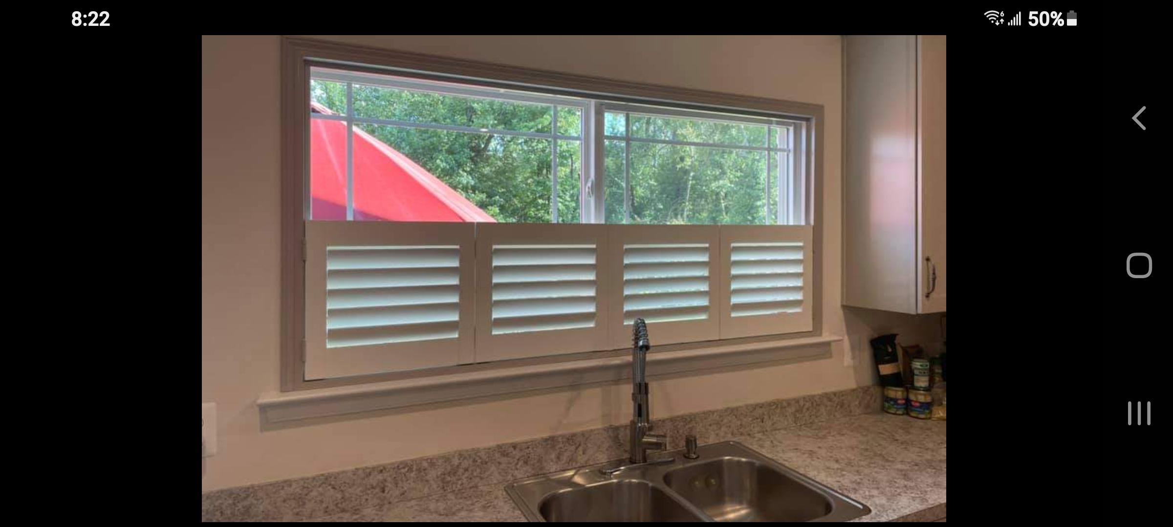 CafeÌ Shutter installed in Millville, NJ