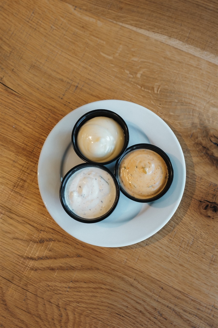 Trio of Aioli Dipping Sauces
