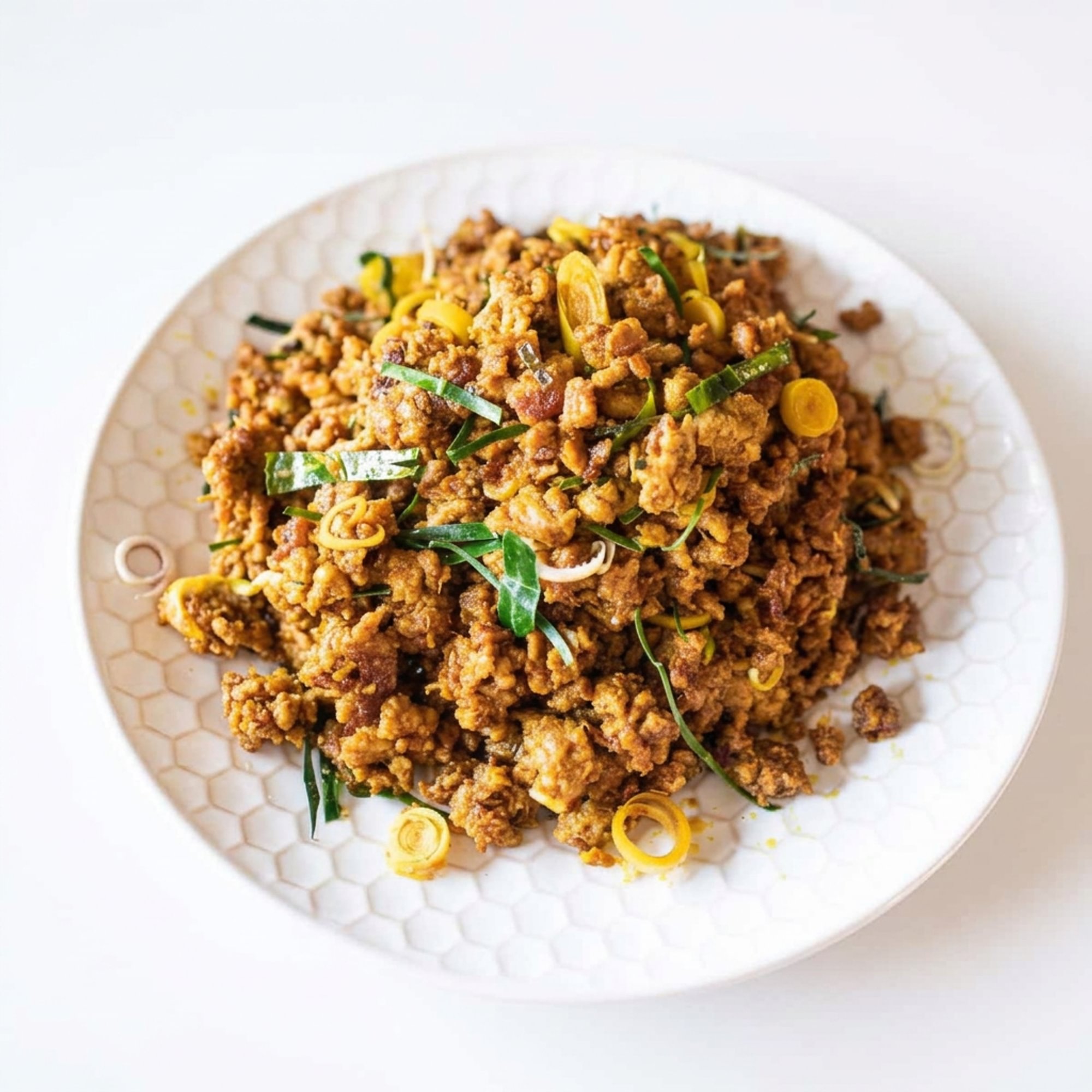 Traditional Kua Kling and Rice