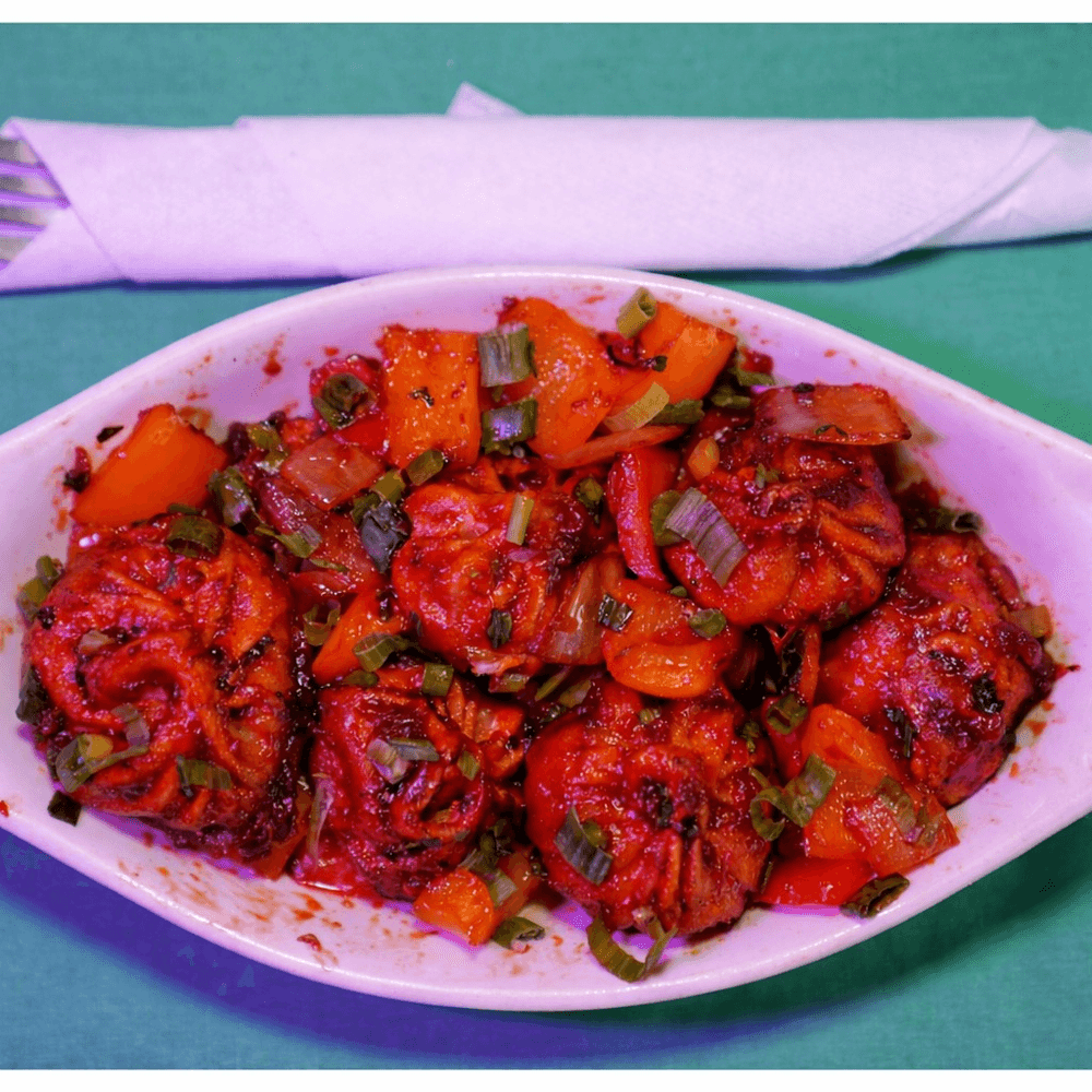 Chilli Veg Momo (10pc)