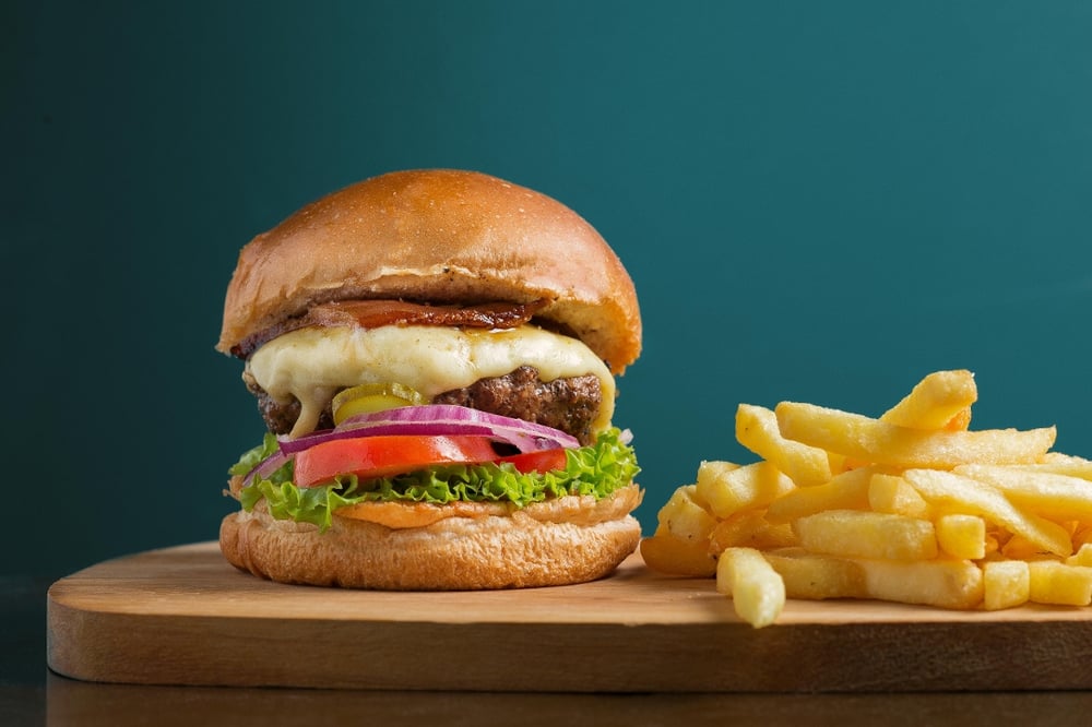 Parmesan Crusted Burger