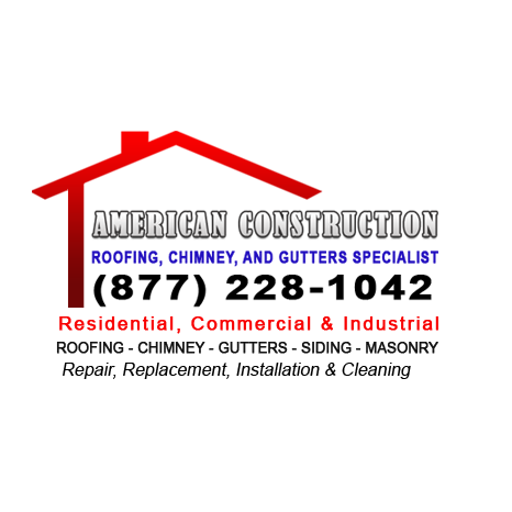 American Construction NJ Roofing &amp; Chimney Logo