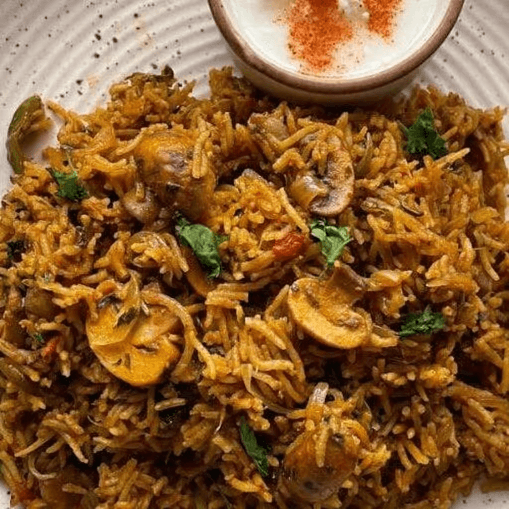 Mushroom Biryani
