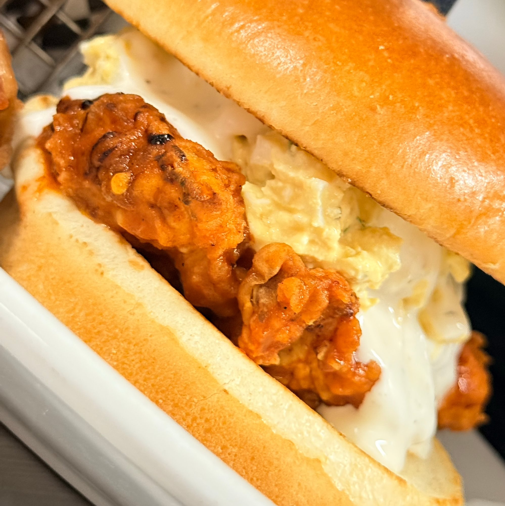 Deviled Nashville Chicken Sandwich