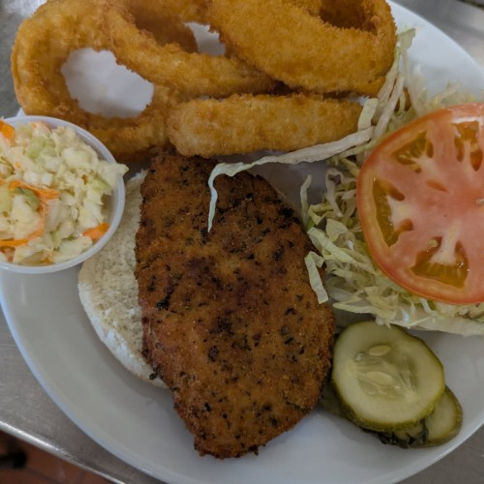 Fried Fish Fillet Sandwich