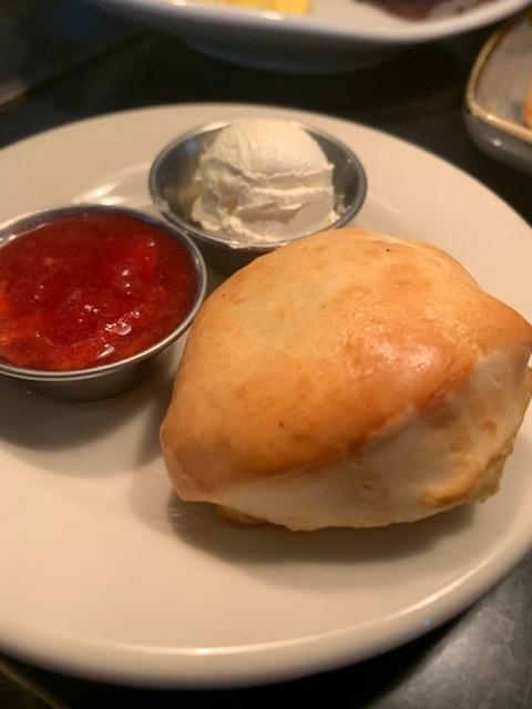 Biscuit with Butter and Jam