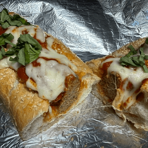 Nonnas's Meatball Hero Sandwich