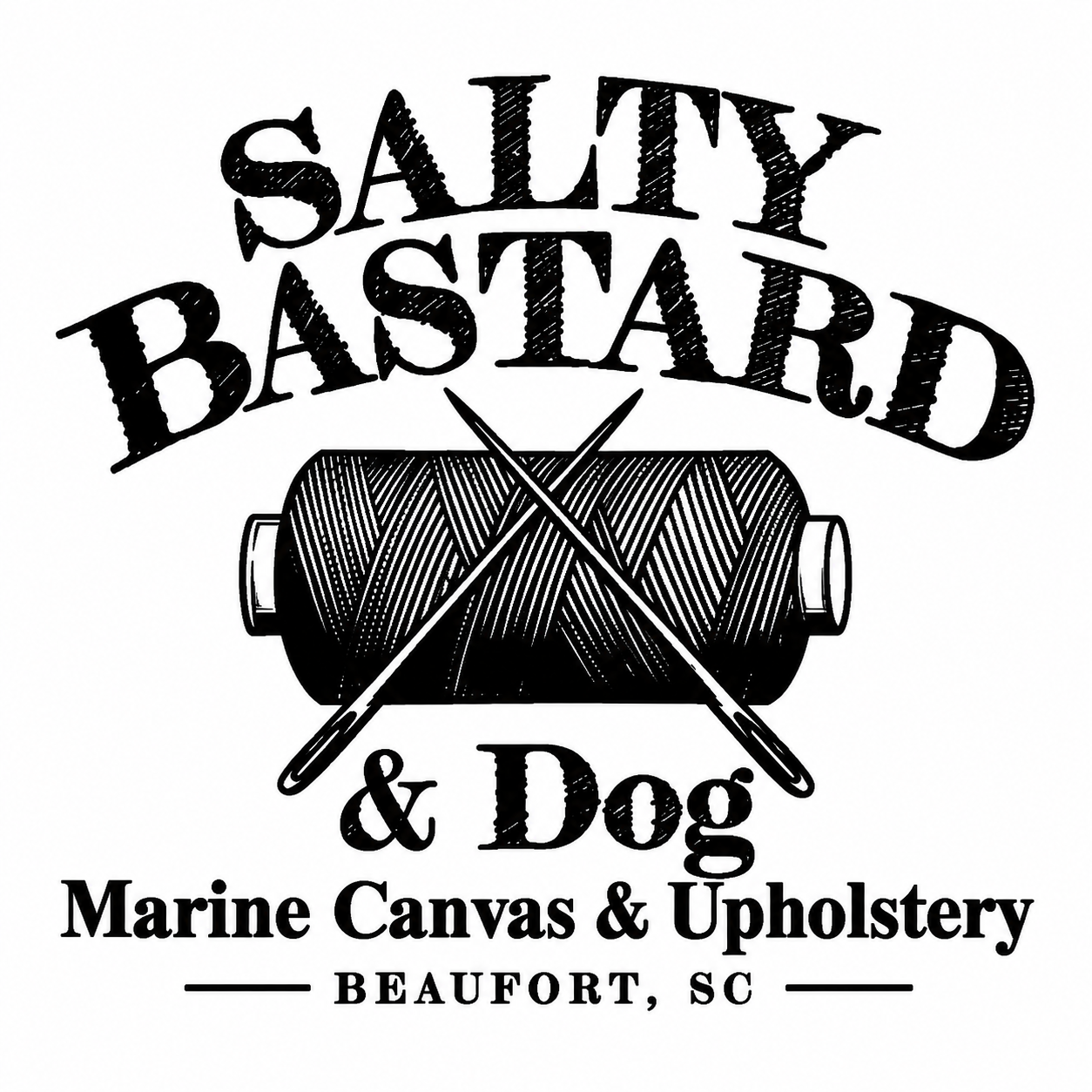 Salty Bastard Marine Canvas