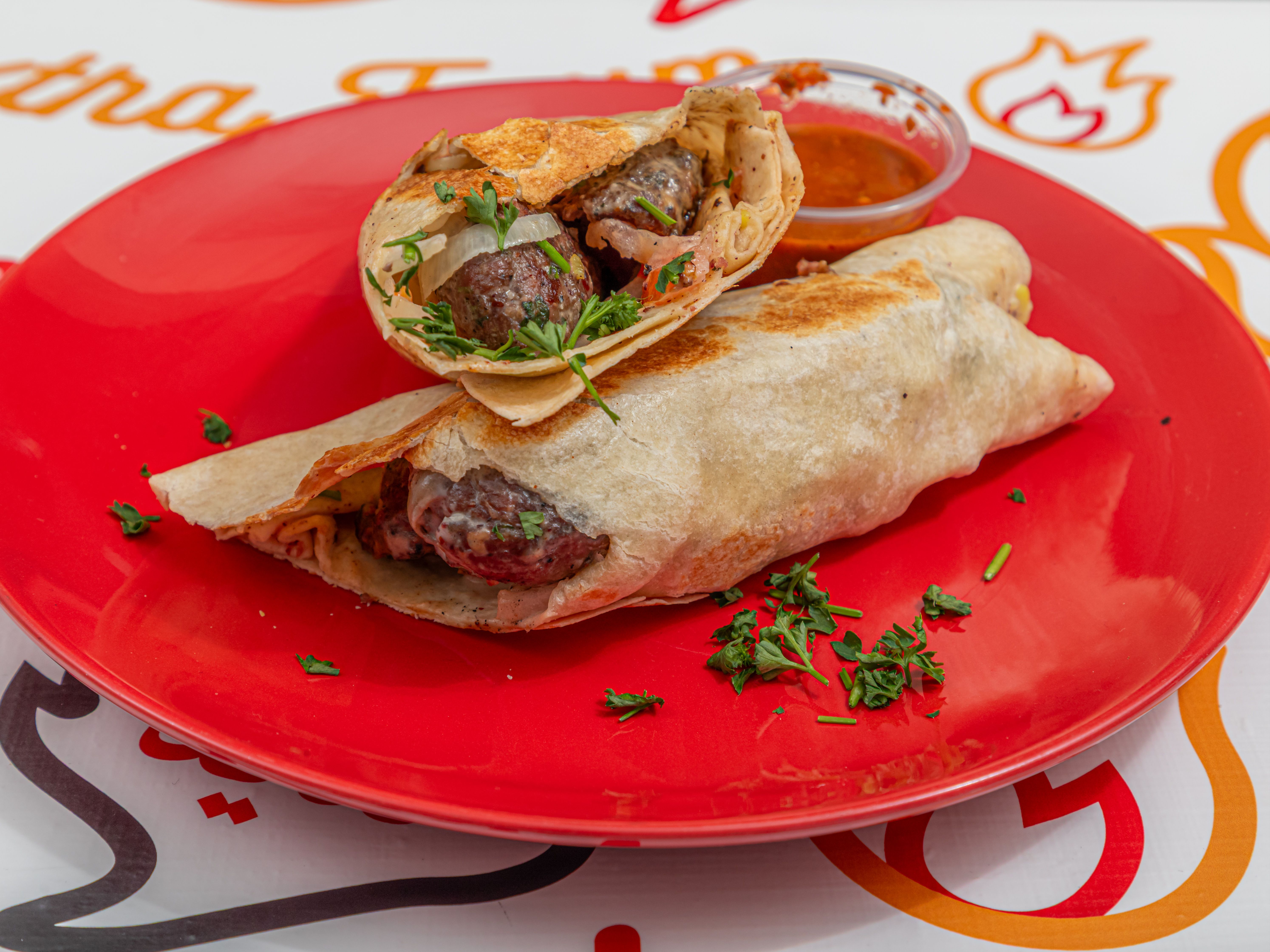 Beef Kafta Wrap