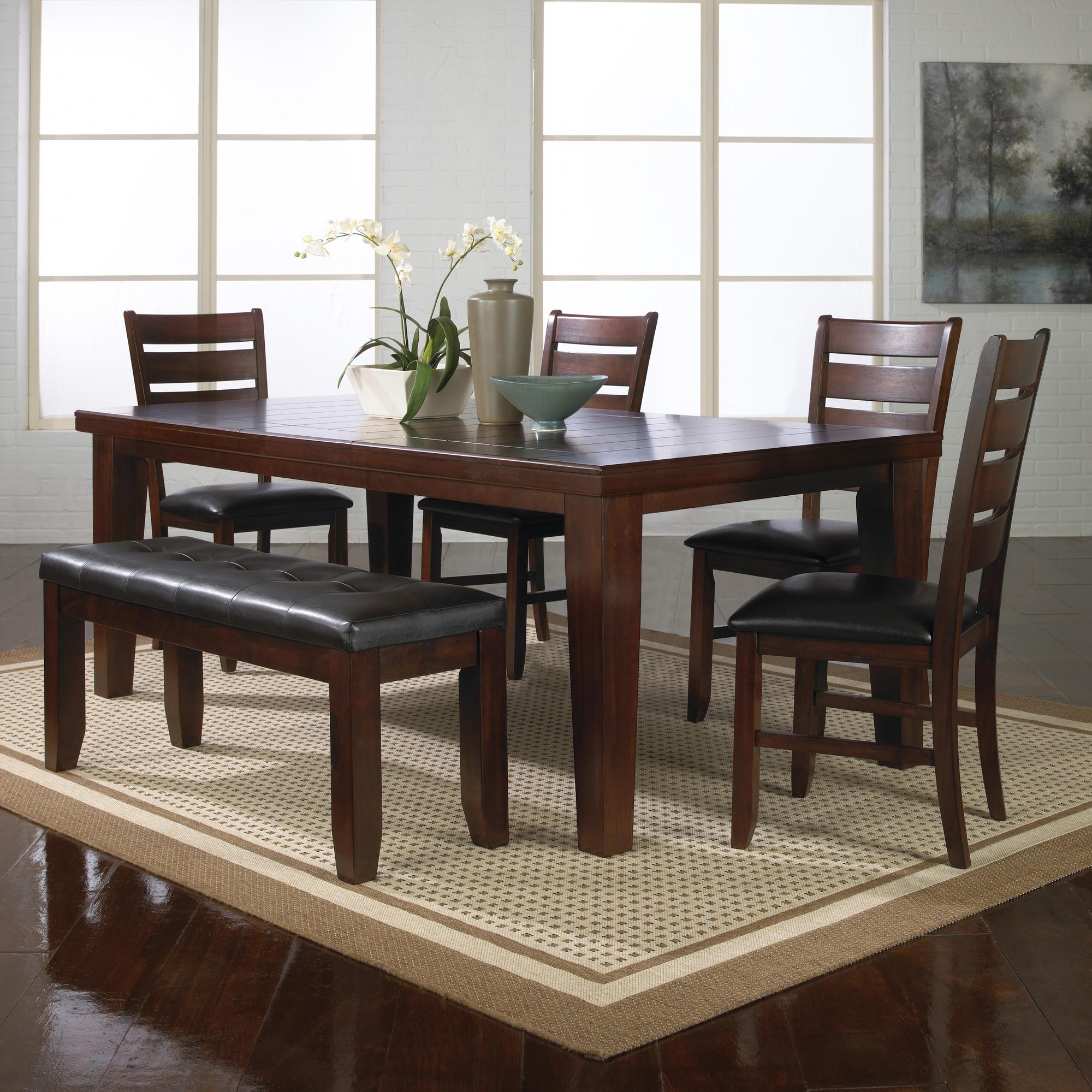 6-Piece Bardstown Dining Set with 4 Chairs & Bench