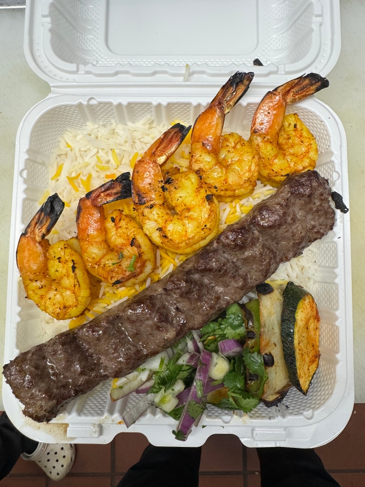 Shrimp And Koobideh