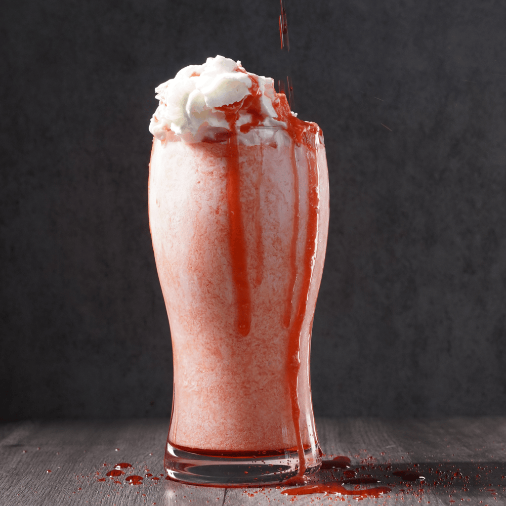 Batida De Helado De Fresa / Strawberry
