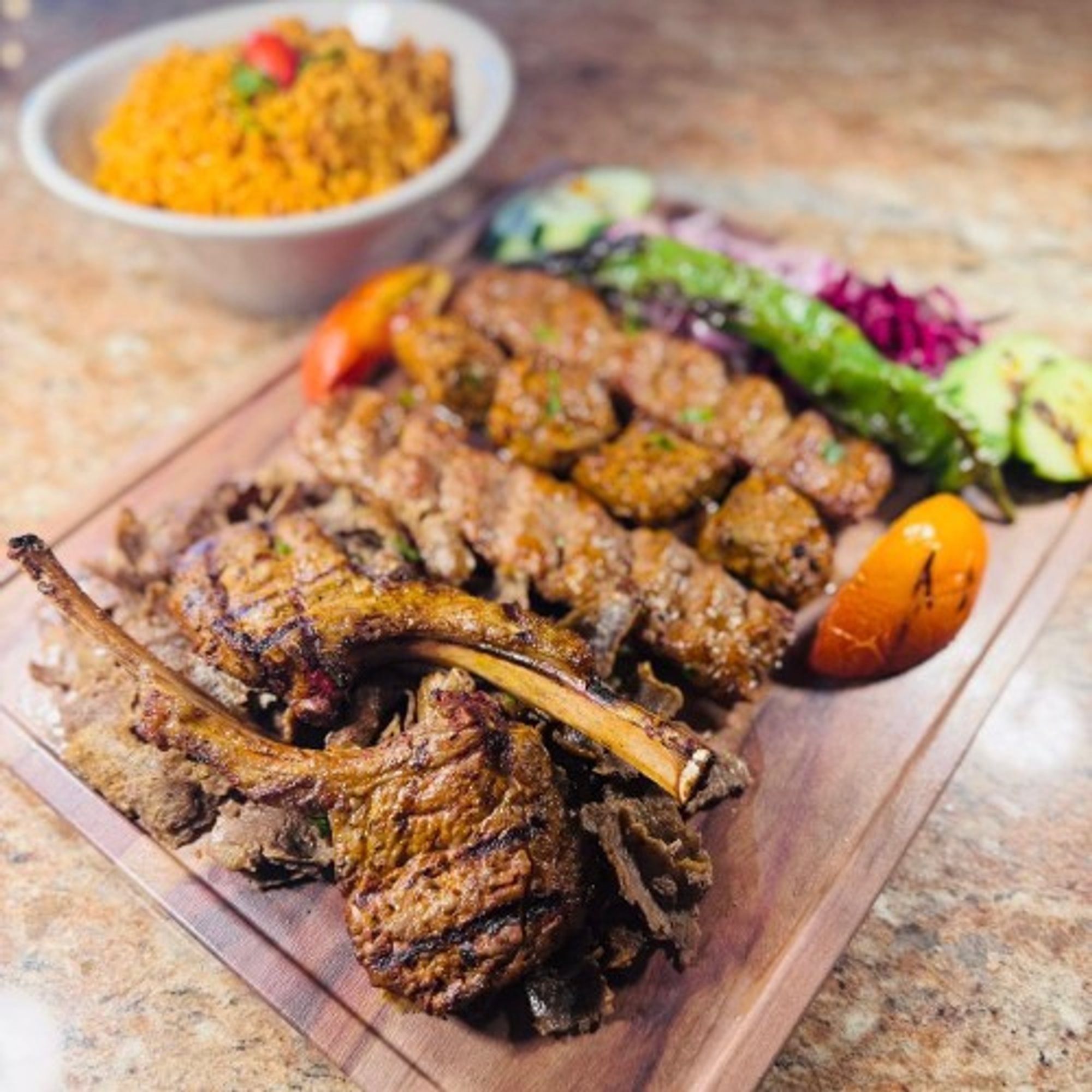 Mixed Lamb/Beef for 2 + 1 Pita