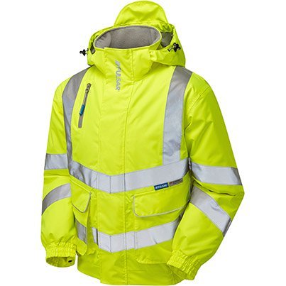 Pulsar P191 Men's Yellow Waterproof Hi-Vis Bomber Jacket M