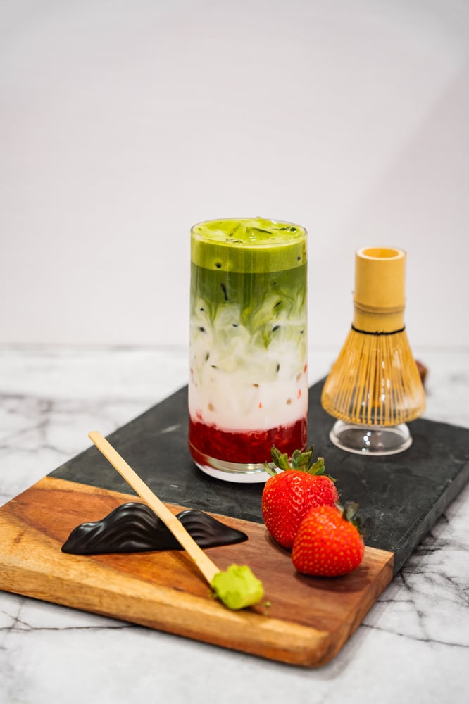Strawberry Matcha Bliss