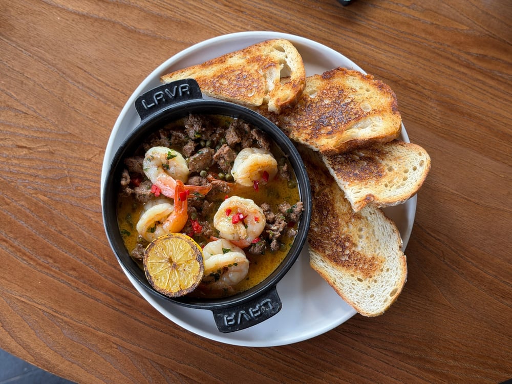 SHRIMP & MERGUEZ gfo