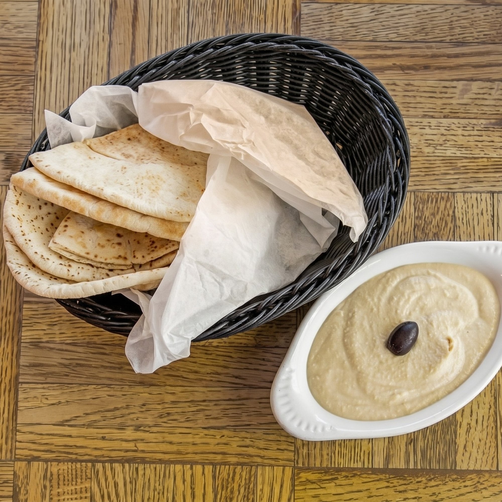 2. Hummus Mazza Appetizer