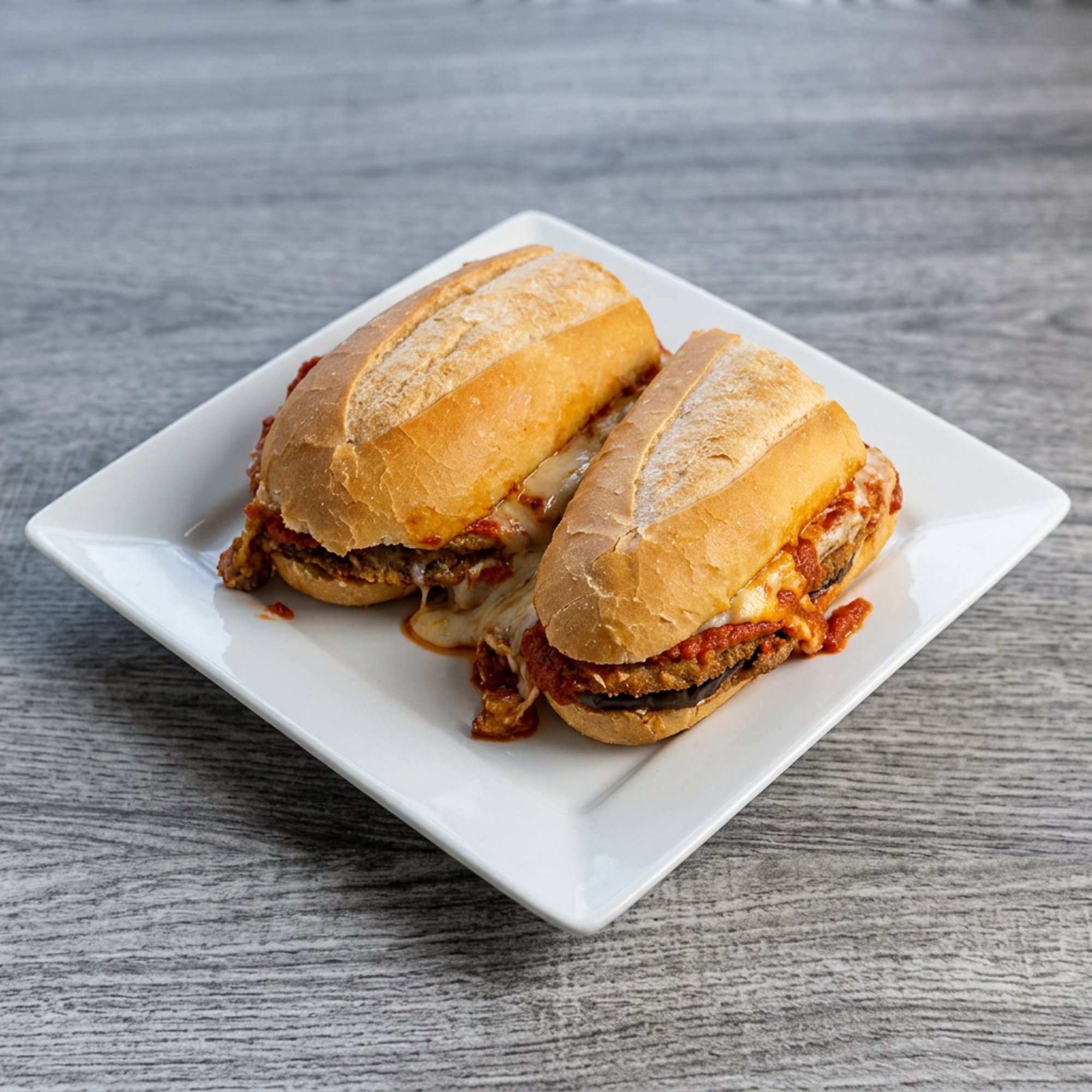 Eggplant Parmigiana Grinder
