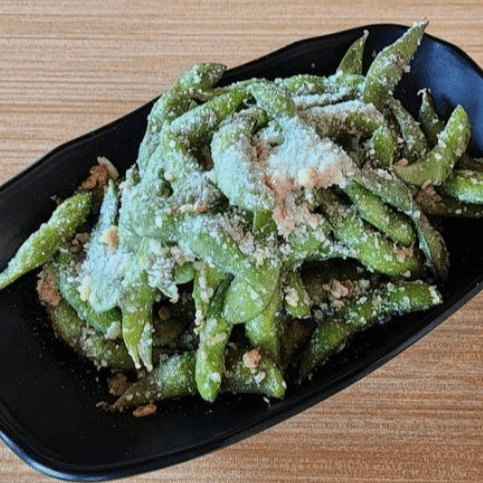 Garlic & Parmesan Edamame