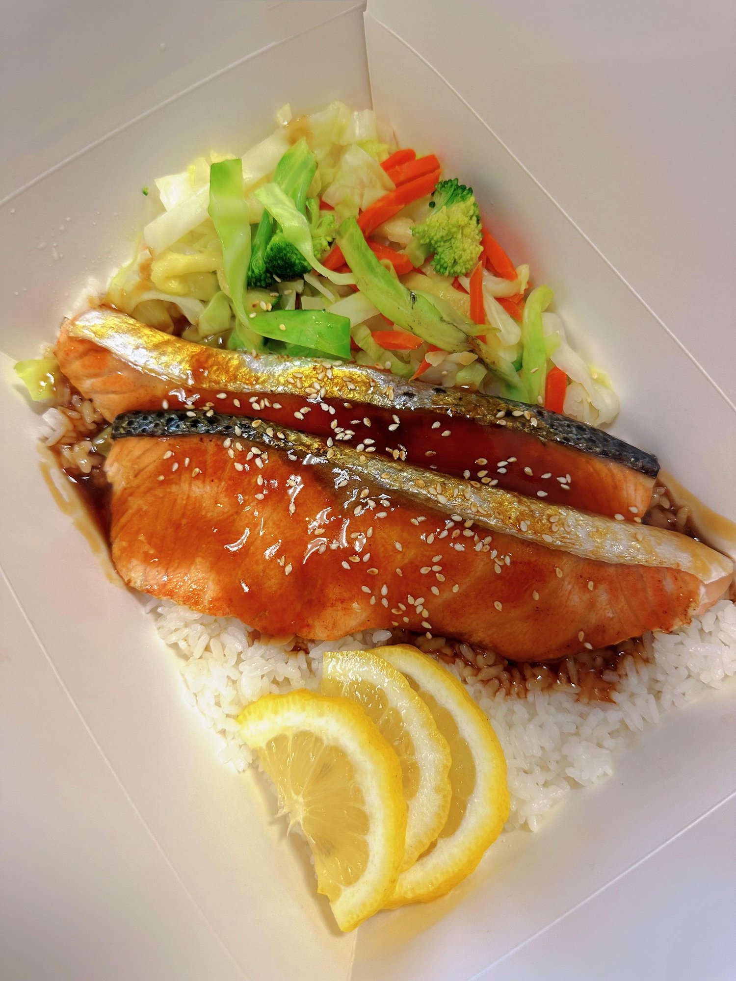 Teriyaki Salmon Bowl