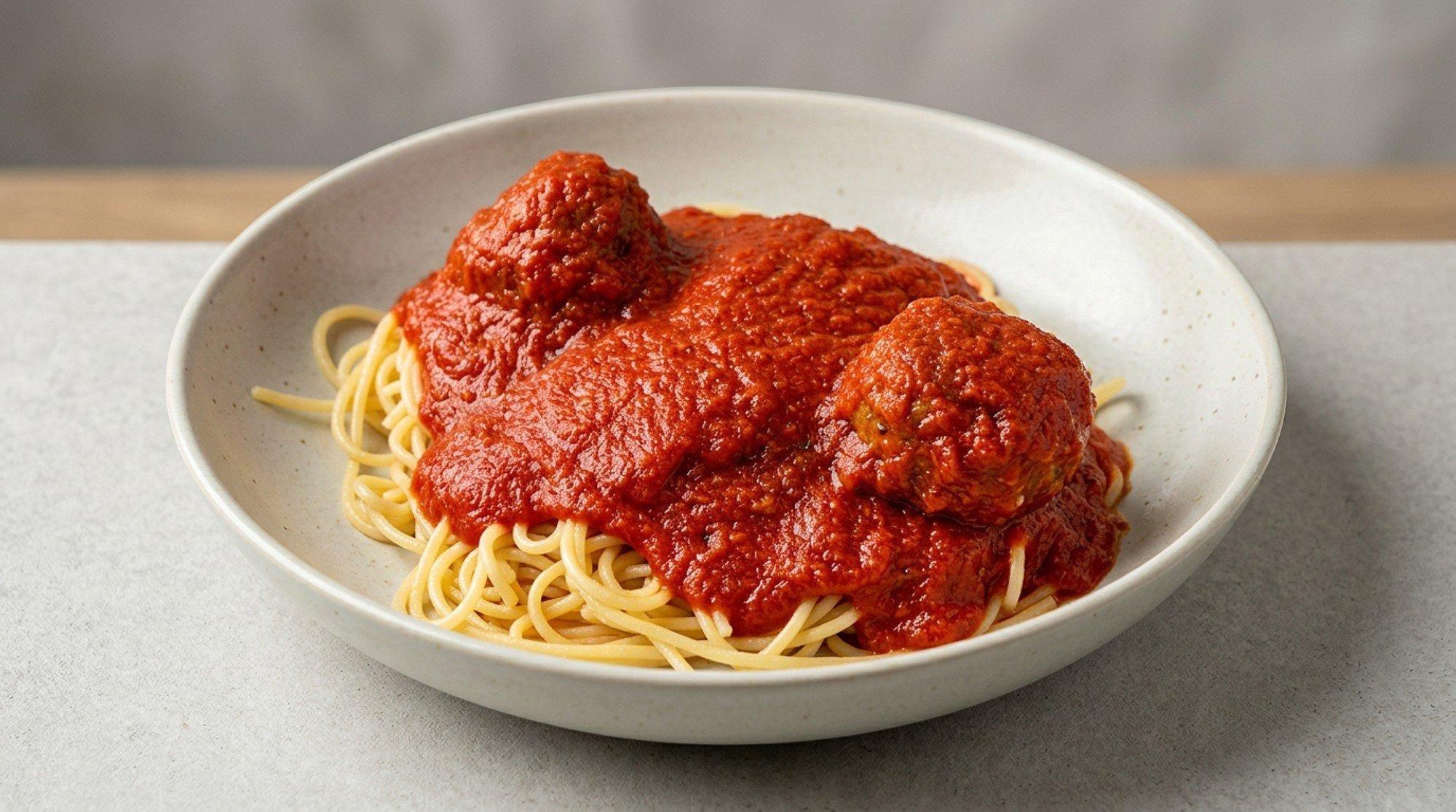 Spaghetti with Meatballs Kids